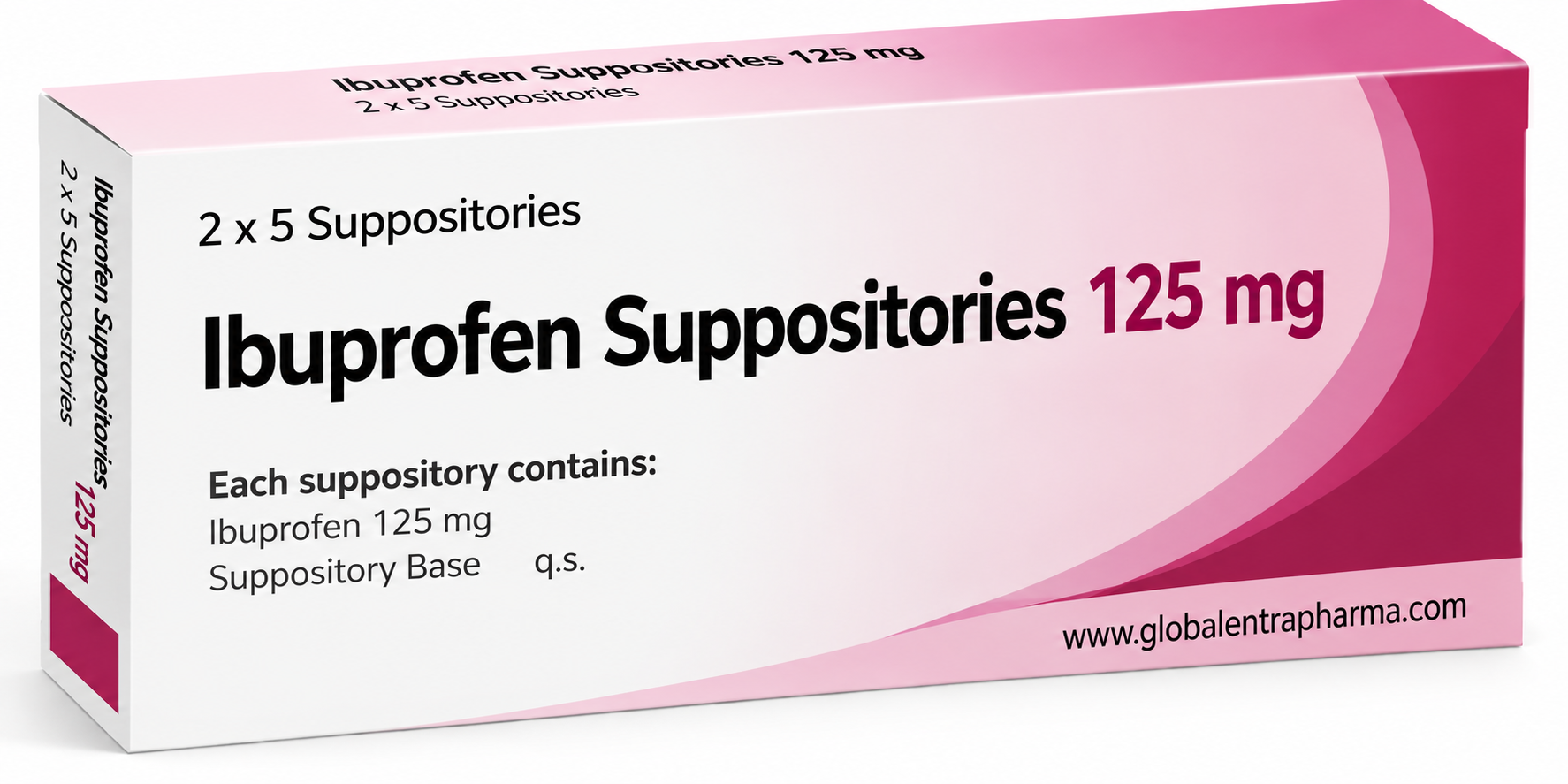 Ibuprofen Suppositories 125 mg Manufacturer in India